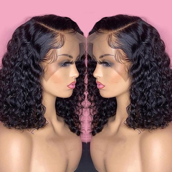 short bob jerry curly t part human hair for black women preplucked transparent deep wave frontal brazilian lace 0618, Black;brown
short bob jerry curly t part human hair for black women preplucked transparent deep wave frontal brazilian lace 0618, Black;brown
