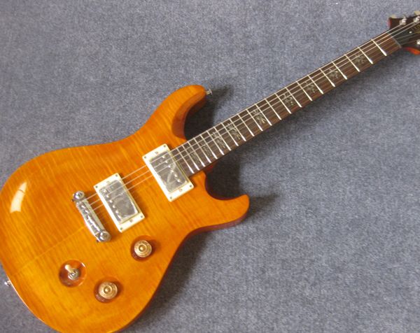 electric guitar body mahogany yellow flame maple inversion of string, chrome hardware
electric guitar body mahogany yellow flame maple inversion of string, chrome hardware