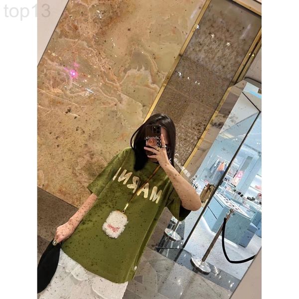 women's t-shirt designer chaopai 22 early spring new fashion graffiti brush printed letters round neck casual short sleeve zkd2, White
women's t-shirt designer chaopai 22 early spring new fashion graffiti brush printed letters round neck casual short sleeve zkd2, White