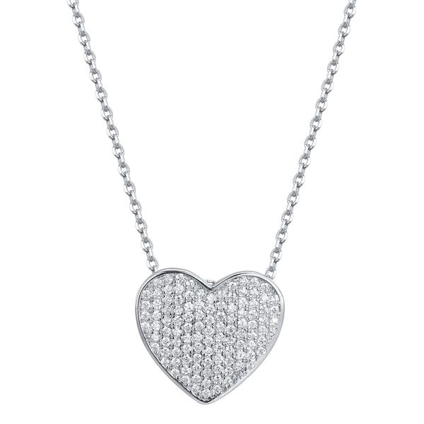 ladies sterling silver necklace big heart encrusted diamond pendant simple accessories gift must-have
ladies sterling silver necklace big heart encrusted diamond pendant simple accessories gift must-have