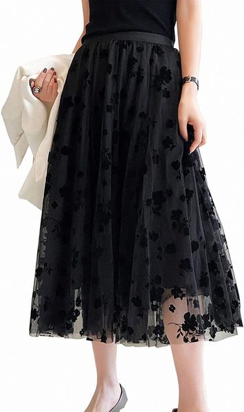 skirts for women high waist tutu skirt tulle mesh floral embroidery layered midi skirt 76ez#, White;black
skirts for women high waist tutu skirt tulle mesh floral embroidery layered midi skirt 76ez#, White;black