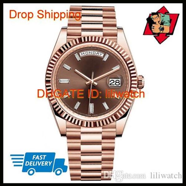 daydate rose gold orologio di lusso watch day-date president automatic watches orologio da polso automatico lusso orologio relo re236p, Slivery;brown
daydate rose gold orologio di lusso watch day-date president automatic watches orologio da polso automatico lusso orologio relo re236p, Slivery;brown