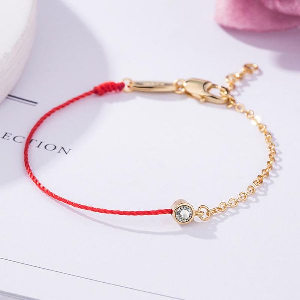 charm bracelets moontory silver plated cz zircon red thread bracelet half rope women's jewelry, Golden;silver
charm bracelets moontory silver plated cz zircon red thread bracelet half rope women's jewelry, Golden;silver