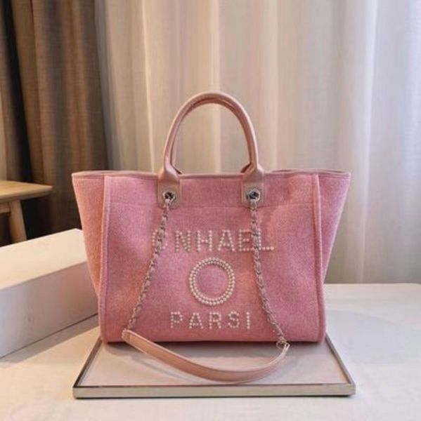 classic luxury fashion pearl beach bags women ch evening handbags canvas designer brand backpack female big shopping large capacity ladies b
classic luxury fashion pearl beach bags women ch evening handbags canvas designer brand backpack female big shopping large capacity ladies b