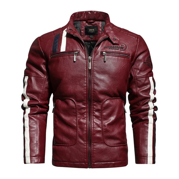 men winter pu leather jackets casual coat mens fashion motorcycle jacket faux coats male warm slim fit bomber outerwear 220816, Black;brown
men winter pu leather jackets casual coat mens fashion motorcycle jacket faux coats male warm slim fit bomber outerwear 220816, Black;brown
