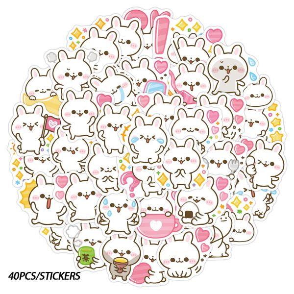 40pcs kawaii rabbit cartoon car stickers pack for skateboard fridge guitar lapmotorcycle luggage classic toy graffiti kid decals
40pcs kawaii rabbit cartoon car stickers pack for skateboard fridge guitar lapmotorcycle luggage classic toy graffiti kid decals