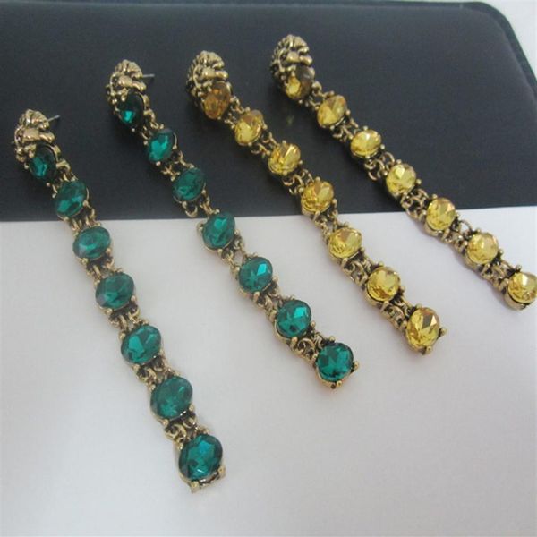 new vintage metal lion head stud earrings for women fashion jewelry crystal long pendant earrings bridal brincos club night access290j, Golden;silver
new vintage metal lion head stud earrings for women fashion jewelry crystal long pendant earrings bridal brincos club night access290j, Golden;silver