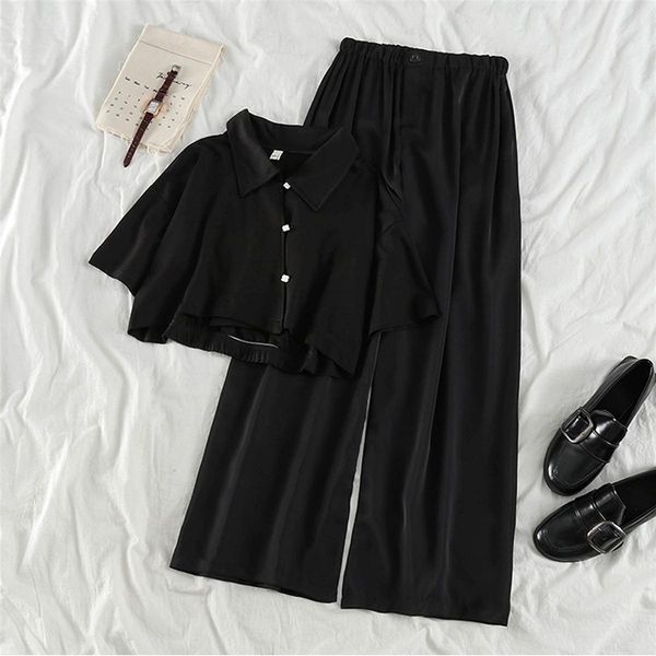women s suit retro summer t shirt high waist wide leg pants two piece harajuku undefined drop 220714, Black;white
women s suit retro summer t shirt high waist wide leg pants two piece harajuku undefined drop 220714, Black;white