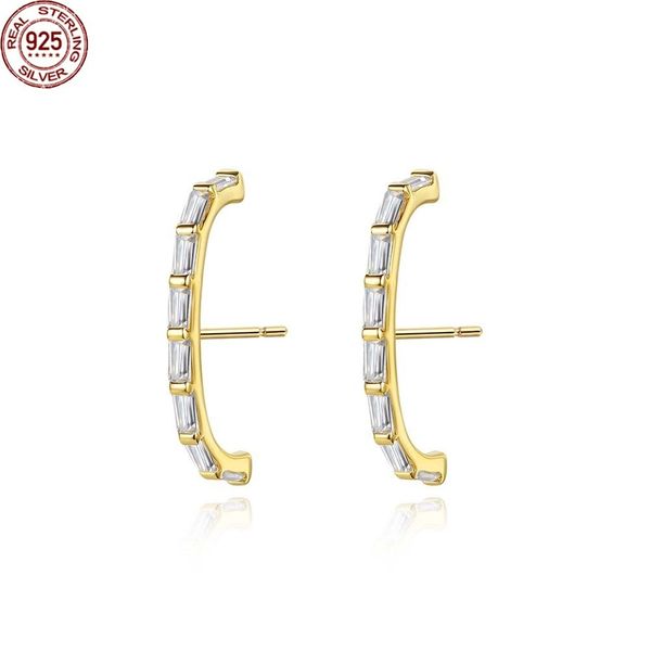 new geometric cz stud earrings for women fine jewelry fashion 925 sterling silver pendientes bijoux femme christmas gifts female, Golden;silver
new geometric cz stud earrings for women fine jewelry fashion 925 sterling silver pendientes bijoux femme christmas gifts female, Golden;silver