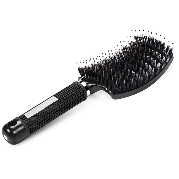 6 colors brosse demelante women female hair scalp massage comb bristle&nylon pop hair detangling nylon brush 220708, Silver
6 colors brosse demelante women female hair scalp massage comb bristle&nylon pop hair detangling nylon brush 220708, Silver