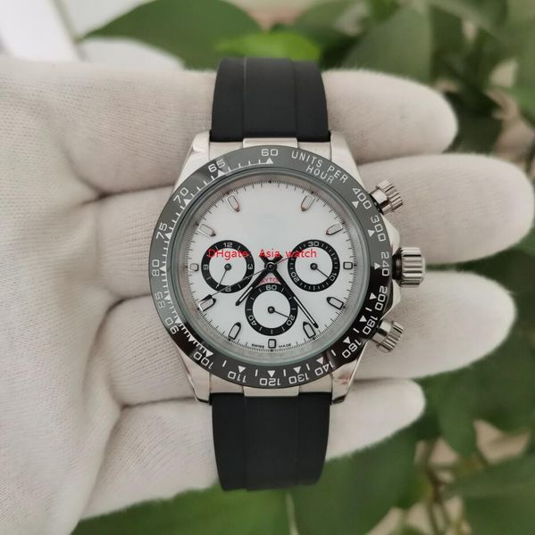 sapphire wristwatches 40mm 116500 no chronograph white dial ceramic bezel rubber strap bands mens automatic watch watches, Slivery;brown
sapphire wristwatches 40mm 116500 no chronograph white dial ceramic bezel rubber strap bands mens automatic watch watches, Slivery;brown