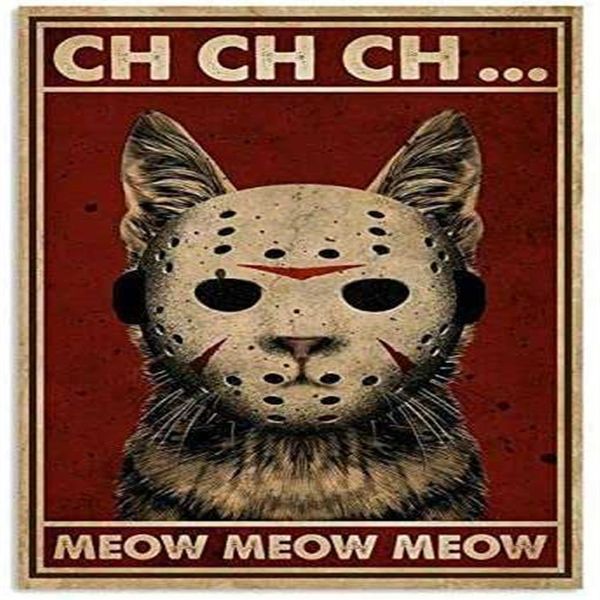 horror jason cat meow metal poster wall decor for him country home decor vintage tin sign 8x12 inch309n
horror jason cat meow metal poster wall decor for him country home decor vintage tin sign 8x12 inch309n