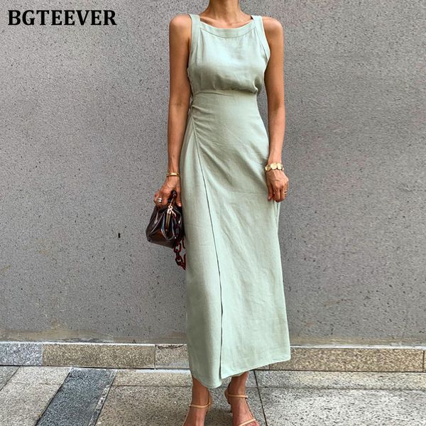 bgteever retro sleeveless cotton and linen women dress summer one-piece slim waist lace-up female long dress vestidos femme 2022, Black;gray
bgteever retro sleeveless cotton and linen women dress summer one-piece slim waist lace-up female long dress vestidos femme 2022, Black;gray