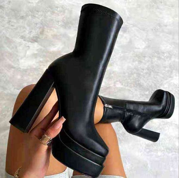 motorcycle boots women double platform fashion luxury women's shoes white er high heels zip brand new plus size y220707, Black
motorcycle boots women double platform fashion luxury women's shoes white er high heels zip brand new plus size y220707, Black
