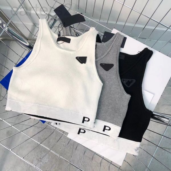 women's tanks & camis designer 22 spring and summer new pr metal triangle letter splicing ribbon slim fit fashion simple yoga knitted v, White
women's tanks & camis designer 22 spring and summer new pr metal triangle letter splicing ribbon slim fit fashion simple yoga knitted v, White