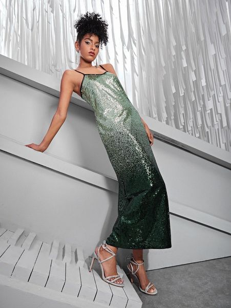 split back sequin cami dress r1gg#, Black;gray
split back sequin cami dress r1gg#, Black;gray