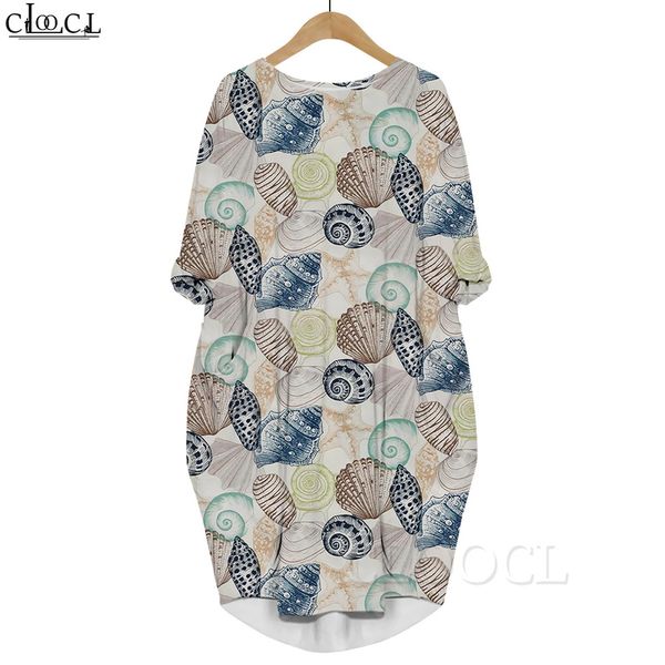 women dress vintage shell pattern 3d graphics printed loose daughter dresses long sleeve party skirt summer pocket dress 220616, Black;gray
women dress vintage shell pattern 3d graphics printed loose daughter dresses long sleeve party skirt summer pocket dress 220616, Black;gray