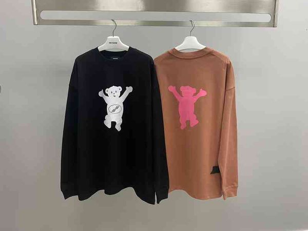 men's hoodies sweatshirts early spring we11 limited series flocking bear round neck long sleeve batch, Black
men's hoodies sweatshirts early spring we11 limited series flocking bear round neck long sleeve batch, Black
