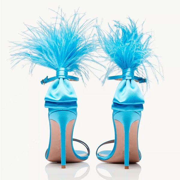 monogrammed feathered flower party sandals for ladies open-toed stilettos size 34-40, Black
monogrammed feathered flower party sandals for ladies open-toed stilettos size 34-40, Black