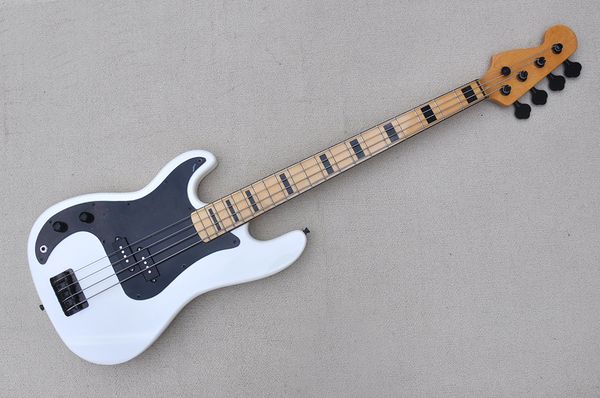 factory custom 4-string left handed white electric bass guitar with maple fretboard black hardwares maple neck offer customized
factory custom 4-string left handed white electric bass guitar with maple fretboard black hardwares maple neck offer customized