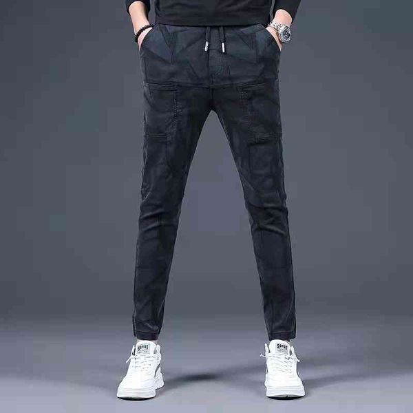casual pants men's slim feet 2022 new plush thickened six pocket jacquard elastic denim camouflage fashion brand, Blue
casual pants men's slim feet 2022 new plush thickened six pocket jacquard elastic denim camouflage fashion brand, Blue