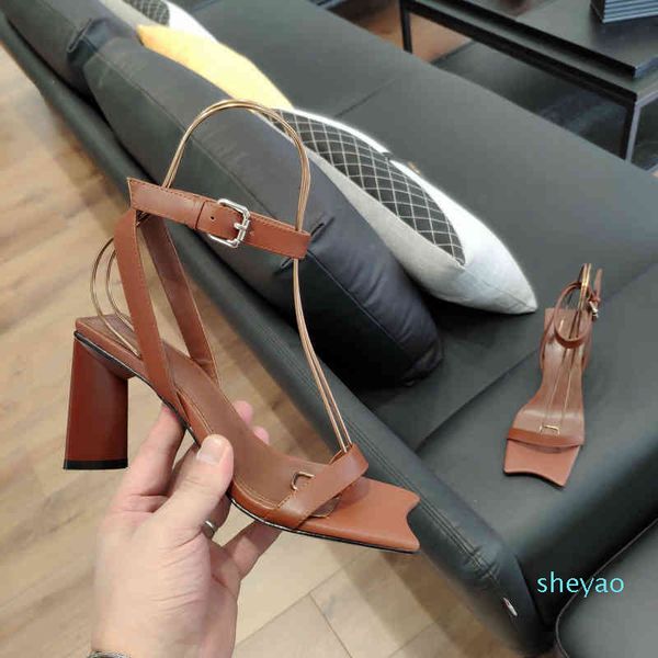 sandals leather sandals women's summer shoes ankle strap open end pointed high heels serie, Black
sandals leather sandals women's summer shoes ankle strap open end pointed high heels serie, Black
