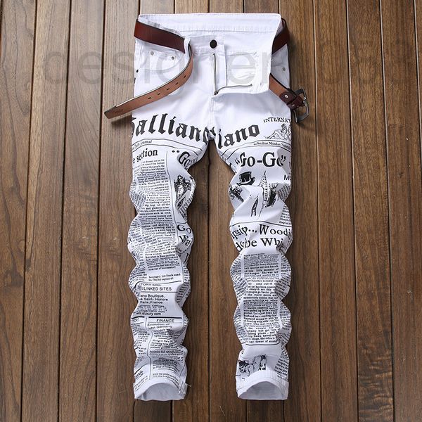 men's jeans designer white personalized iron tower pattern letter printed jeans trendy men's elastic slim small straight pants qbr, Blue
men's jeans designer white personalized iron tower pattern letter printed jeans trendy men's elastic slim small straight pants qbr, Blue