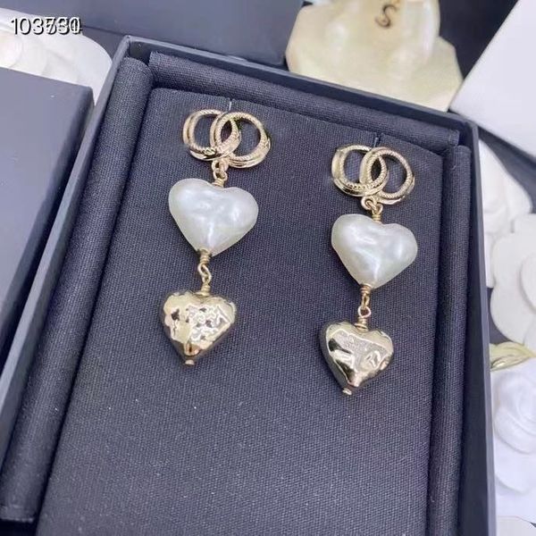 new designer earrings ladies wedding gift fashion party luxury jewelry with logo 2d