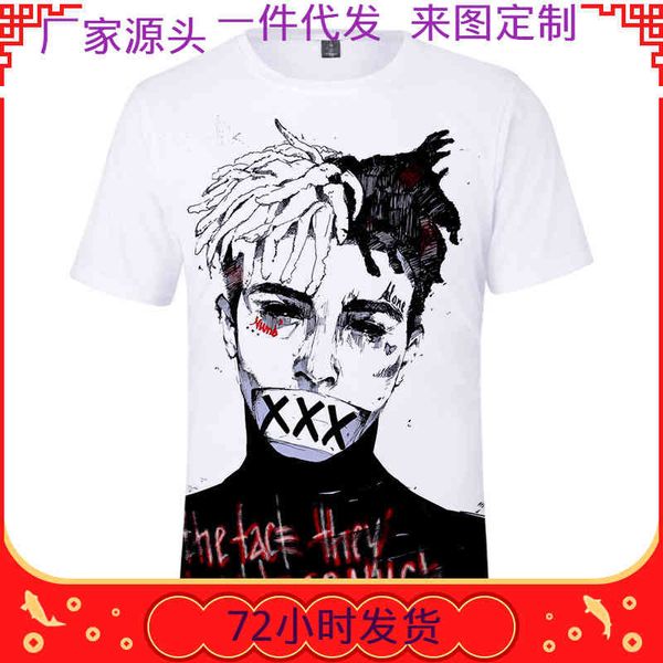 new xxxtentacion3d digital printing t-shirt personalized men's fashion, White;black
new xxxtentacion3d digital printing t-shirt personalized men's fashion, White;black