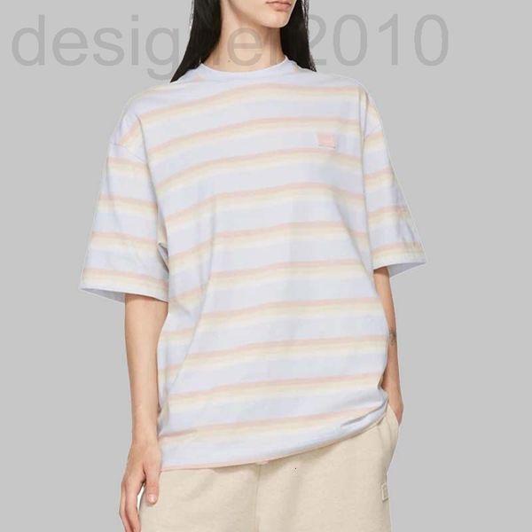 women's t-shirt designer now swedish minority 22 summer men's and women's new ac cotton square smiling face badge pink stripe, White
women's t-shirt designer now swedish minority 22 summer men's and women's new ac cotton square smiling face badge pink stripe, White