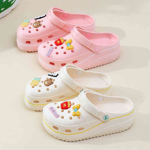 sandals high heels 2022 summer women platform slippers letter cartoon hole shoes lady outdoor beach sandals fashion slides 220412, Black
sandals high heels 2022 summer women platform slippers letter cartoon hole shoes lady outdoor beach sandals fashion slides 220412, Black