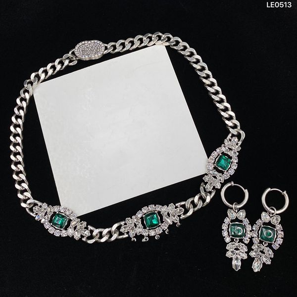 hip hop pendant necklaces fashion green rhinestone earrings personality designer ladies pendant studs jewelry, Silver
hip hop pendant necklaces fashion green rhinestone earrings personality designer ladies pendant studs jewelry, Silver
