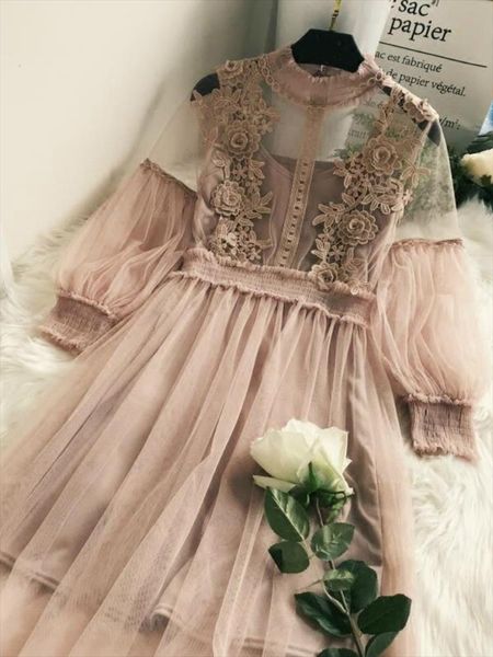 arrivals women lace flower dress gauze lantern sleeve voile long female retro hook princess 2 piece set, Black;gray
arrivals women lace flower dress gauze lantern sleeve voile long female retro hook princess 2 piece set, Black;gray