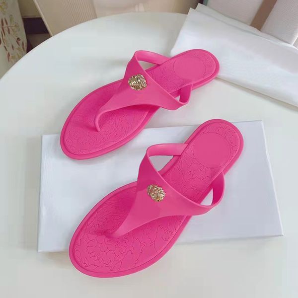 2022 women sandals designer flat flip flops brand jelly slippers classic beach bathroom shoes fashion metal decoration printing sole shoe wa, Black
2022 women sandals designer flat flip flops brand jelly slippers classic beach bathroom shoes fashion metal decoration printing sole shoe wa, Black