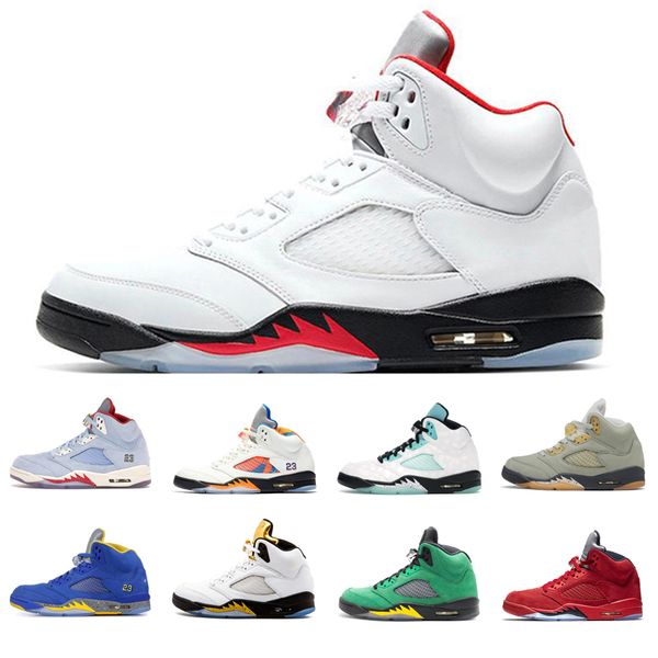 men basketball shoes 5s 5 racer blue white cement bluebird metallic silver fire red outdoor mens trainers sports sneakers 7-13
men basketball shoes 5s 5 racer blue white cement bluebird metallic silver fire red outdoor mens trainers sports sneakers 7-13