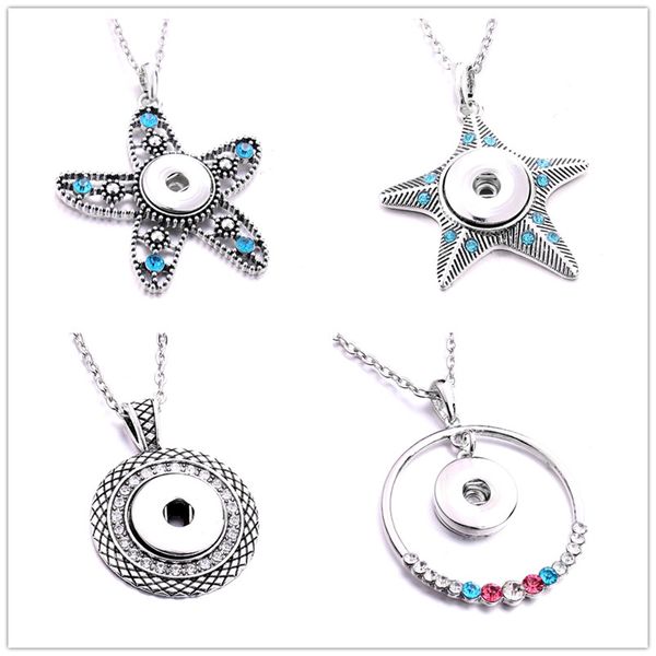 gold silver snap button charms jewelry rhinestone starfish shape pendant fit 18mm snaps buttons necklace for women noosa d336
gold silver snap button charms jewelry rhinestone starfish shape pendant fit 18mm snaps buttons necklace for women noosa d336