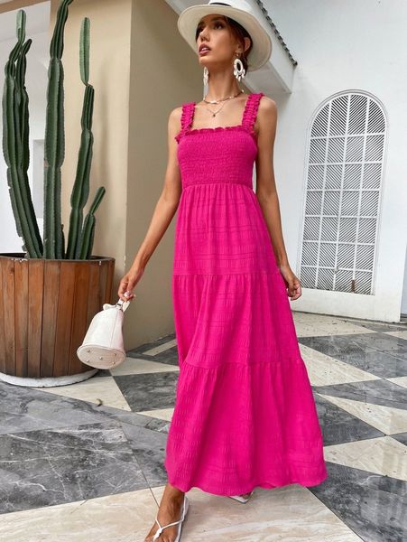 frill trim ruffle hem dress c56n#, Black;gray 
frill trim ruffle hem dress c56n#, Black;gray