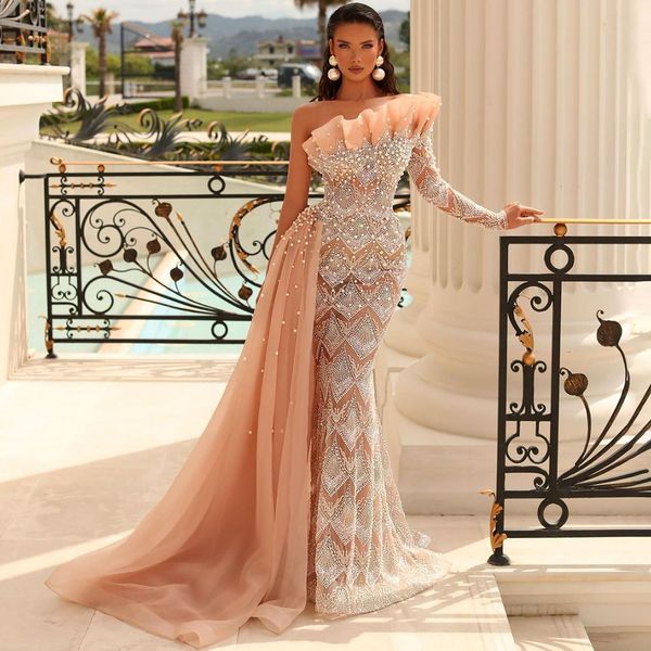 peach mermaid oen-shoulder evening/prom dresses gowns 2022 pearls beaded elegant for women party, Black;red
peach mermaid oen-shoulder evening/prom dresses gowns 2022 pearls beaded elegant for women party, Black;red