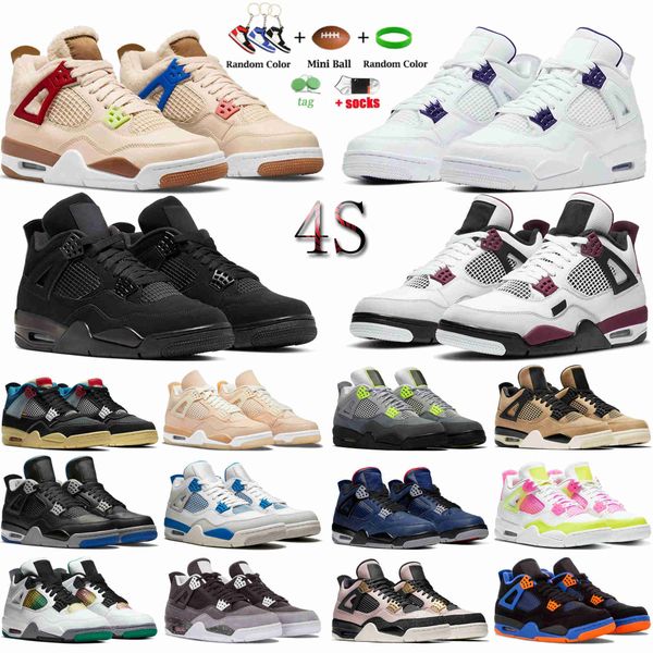 men women 4 4s basketball shoes black cat white oreo bred red thunder pure money trainer sport shoe outdoor athletic sneaker
men women 4 4s basketball shoes black cat white oreo bred red thunder pure money trainer sport shoe outdoor athletic sneaker