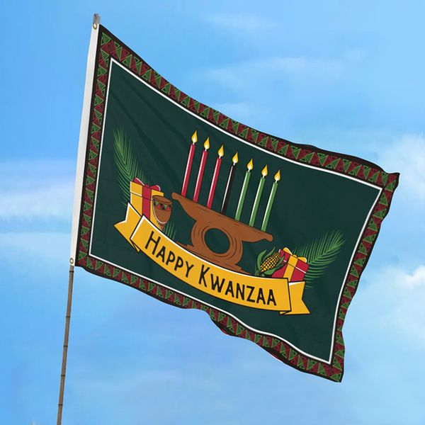 happy kwanzaa flag 3x5 ft vivid color uv resistance banner with brass grommets for indoor outdoor decoration
happy kwanzaa flag 3x5 ft vivid color uv resistance banner with brass grommets for indoor outdoor decoration