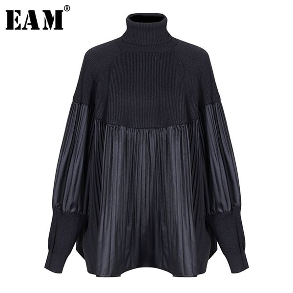 eam pelated split big size knitting sweater loose fit turtleneck long sleeve women pullovers fashion spring 1m877 201222, White;black
eam pelated split big size knitting sweater loose fit turtleneck long sleeve women pullovers fashion spring 1m877 201222, White;black