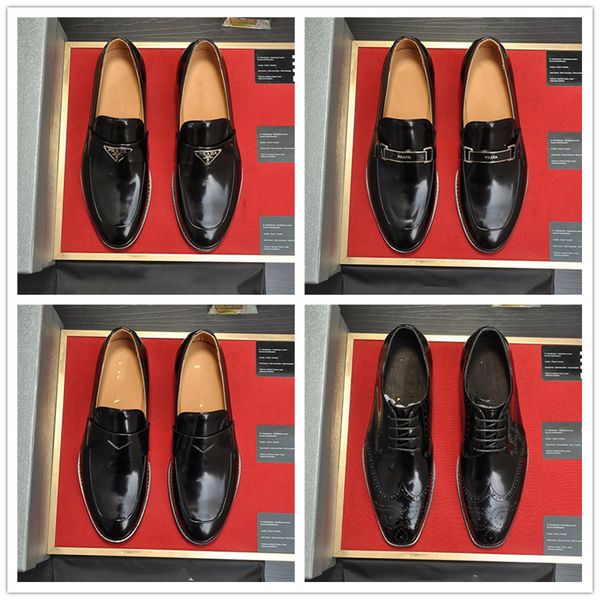 4 style luxury designer men fashion genuine leather formal dress shoes mens business classic style oxfords men brand designer wedding party, Black
4 style luxury designer men fashion genuine leather formal dress shoes mens business classic style oxfords men brand designer wedding party, Black