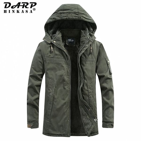 darphinkasa winter warm men parkas jackets military parka coat velvet thick windproof hooded winter jackets men 201128, Black
darphinkasa winter warm men parkas jackets military parka coat velvet thick windproof hooded winter jackets men 201128, Black