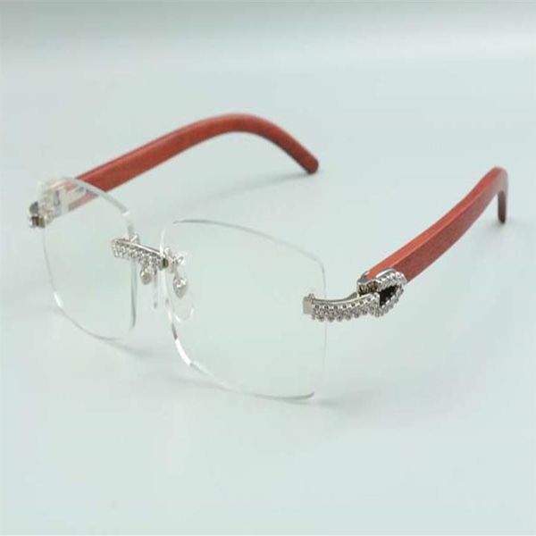 2021 new style high-end designers medium diamonds glasses 3524012 for men women natural original wooden glasses frame size 36-18241a, Silver
2021 new style high-end designers medium diamonds glasses 3524012 for men women natural original wooden glasses frame size 36-18241a, Silver