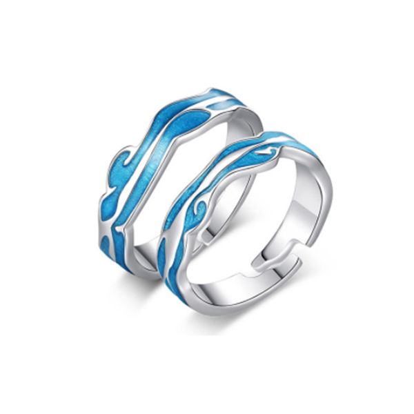 couple rings waters ands water lovers ringss men and women fashion personality to ring selling simple open tail ring, Silver
couple rings waters ands water lovers ringss men and women fashion personality to ring selling simple open tail ring, Silver