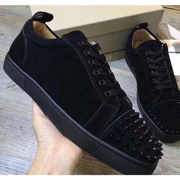 22s classic style reds soles casual shoes sneaker genuine leather high sneakers shoes for women,mens brand red-bottoms orlato flats men spor, Black
22s classic style reds soles casual shoes sneaker genuine leather high sneakers shoes for women,mens brand red-bottoms orlato flats men spor, Black