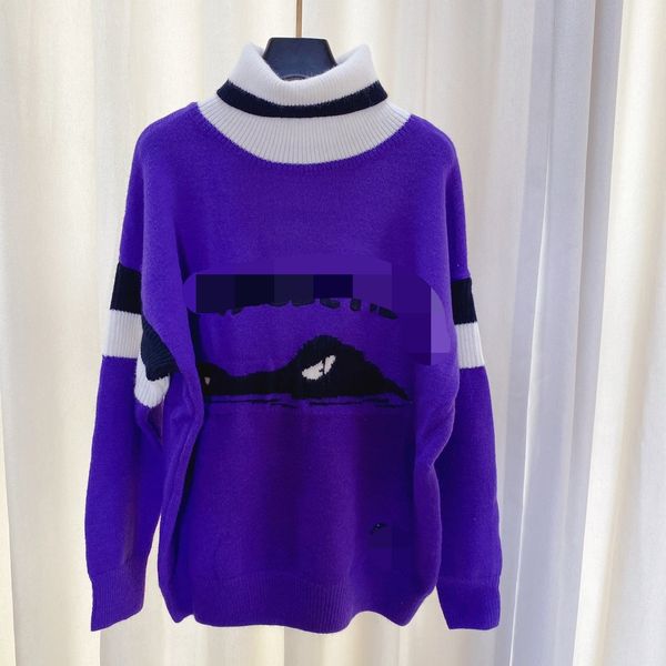 808 l 2022 milan runway autumn summer brand same style sweater crew neck pullover long sleeve womens meiyi, White;black
808 l 2022 milan runway autumn summer brand same style sweater crew neck pullover long sleeve womens meiyi, White;black