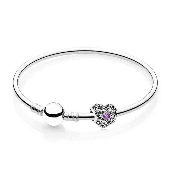 new 100% 925 sterling silver february heart birthstone bangle gift set fit diy original charm bracelets jewelry a set aa220315, Golden;silver
new 100% 925 sterling silver february heart birthstone bangle gift set fit diy original charm bracelets jewelry a set aa220315, Golden;silver