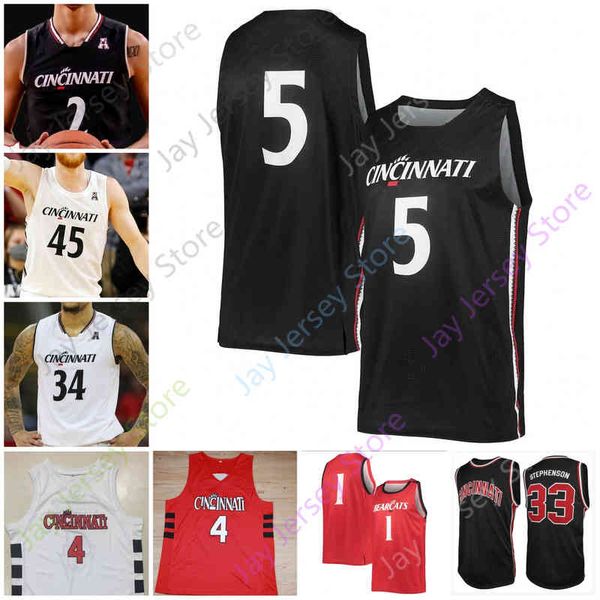 2022 cincinnati bearcats basketball jersey ncaa college mike saunders hayden koval abdul ado martin patterson kilpatrick stephenson, Black
2022 cincinnati bearcats basketball jersey ncaa college mike saunders hayden koval abdul ado martin patterson kilpatrick stephenson, Black
