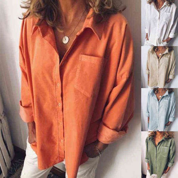 women's shirt women's loose cotton linen long sleeve, White